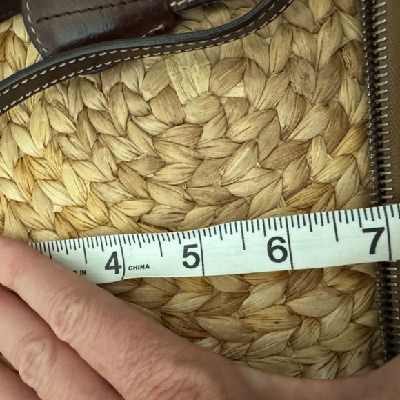 Dooney & Bourke vintage Y2K micro mini pebble leather shoulder bag Tan - Picture 8 of 8